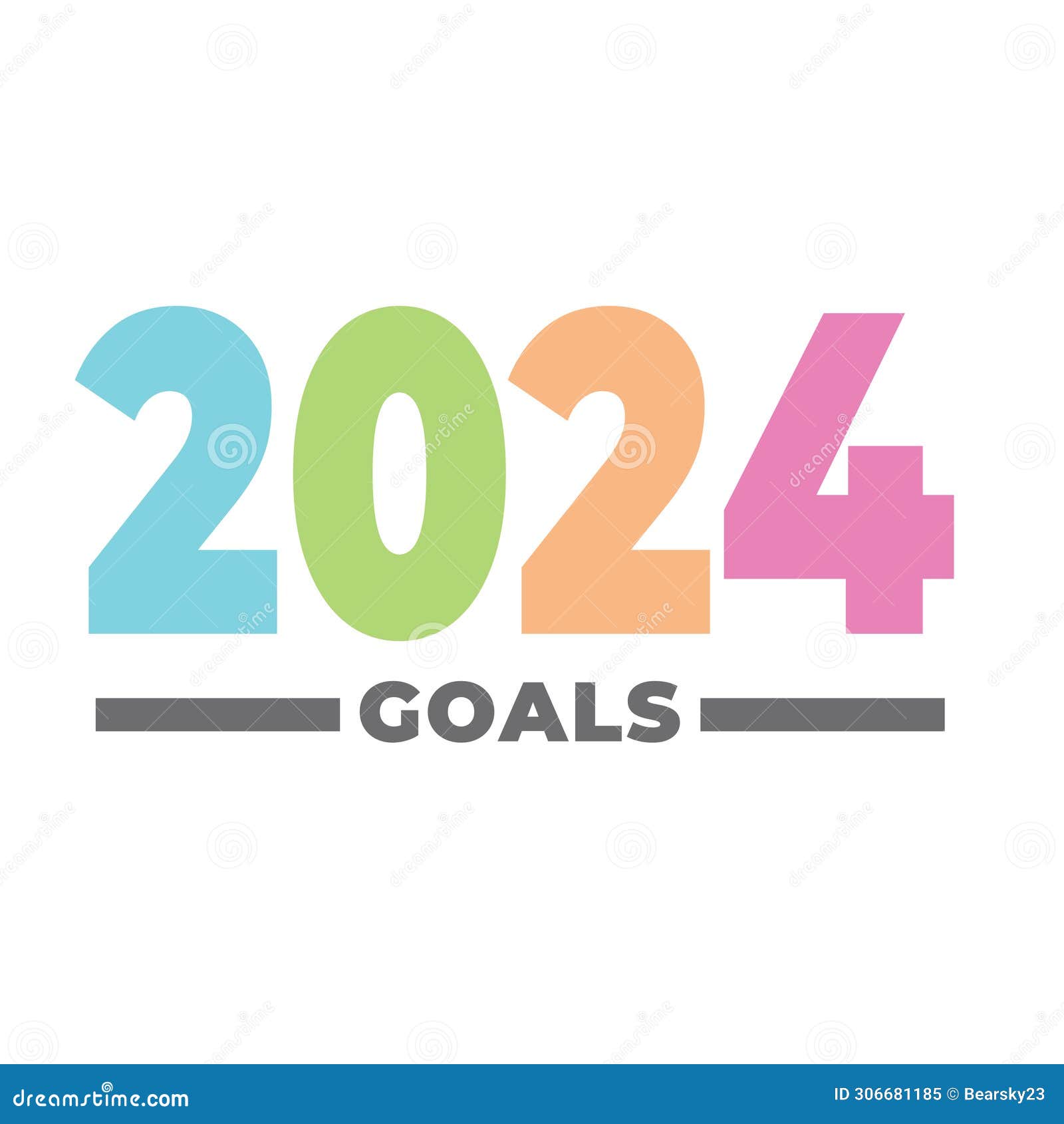 2024 smart goals  graphic -ÃÂ various smart goal keywords